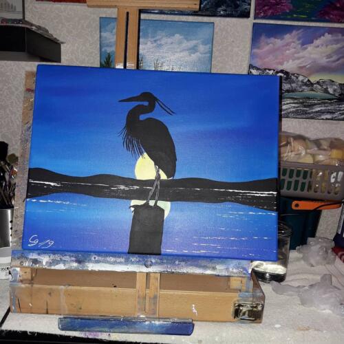 Reiher-im-sonnuntergang